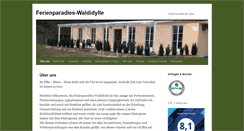 Desktop Screenshot of ferienparadies-waldidylle.de